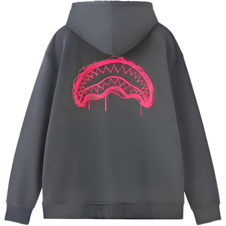 Sprayground Glow Shark Mouth Graffiti Hoodie Unisex. WE013314