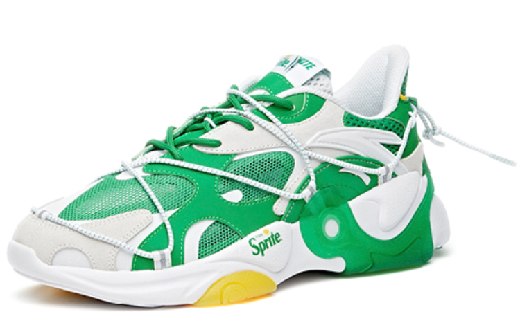 Lookbook 安踏 x 雪碧 Split Low '白 绿 黄' 912028850-8