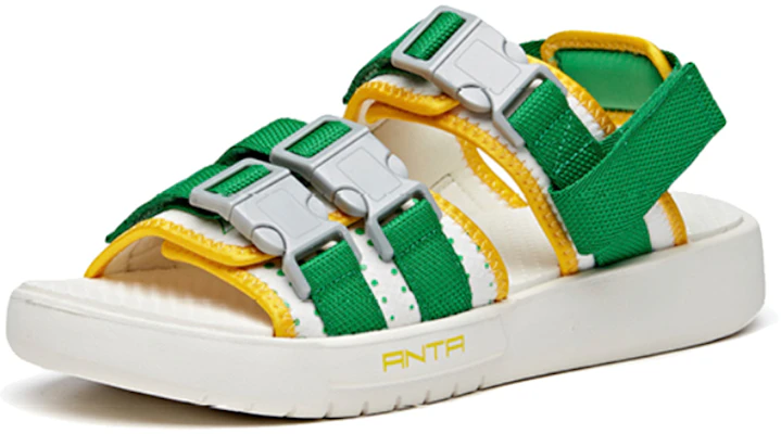Anta x Sprite Sandal Olahraga 'Putih Hijau Kuning' 912036901-6 Lookbook Anta x Sprite Sandal Olahraga 'Putih Hijau Kuning' 912036901-6