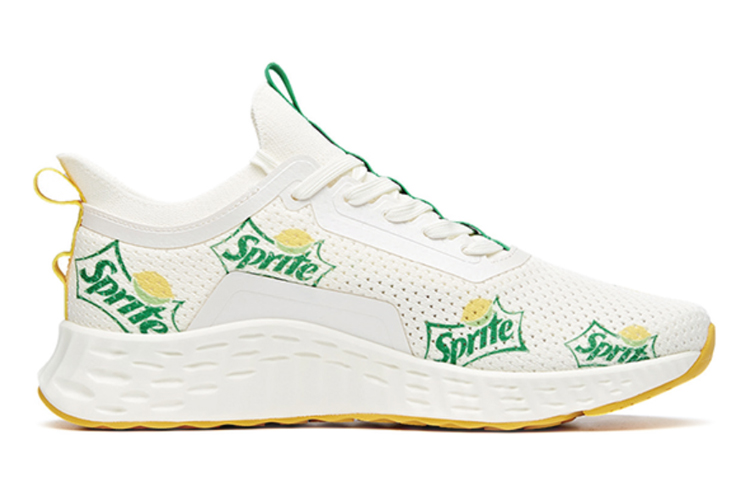 Anta Sprite Training Series Sneakers 'White Green Yellow' 圖 2