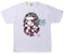 Squid Game x BAPE Ape Head Tee White