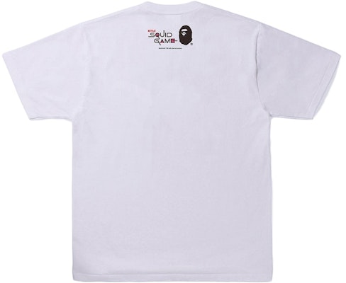 Squid Game x BAPE Ape Head Tee White Order Squid Game x BAPE Ape Head Tee White