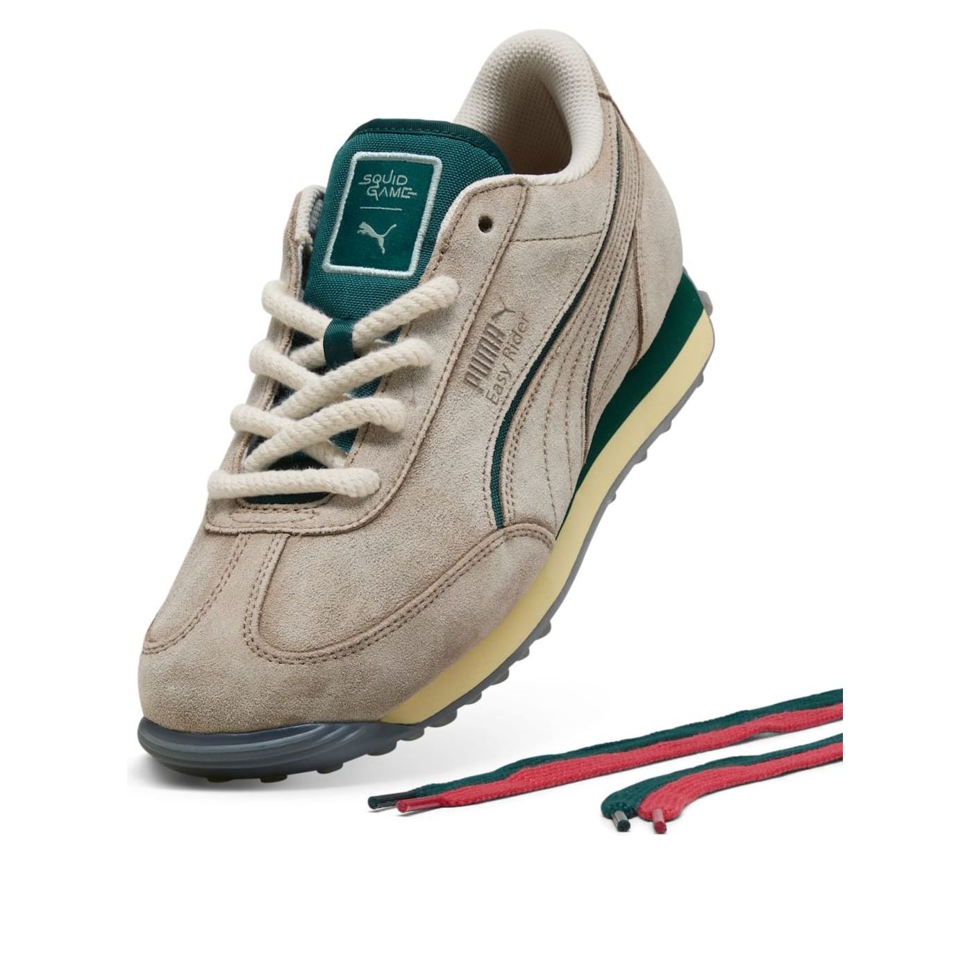 Shop Squid Game x Puma Easy Rider 'Alpine Snow Dark Myrtle' Sepatu Pria 403643-01