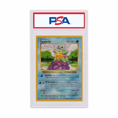Squirtle 1999 Poké TCG Base Set Shadowless #63/102