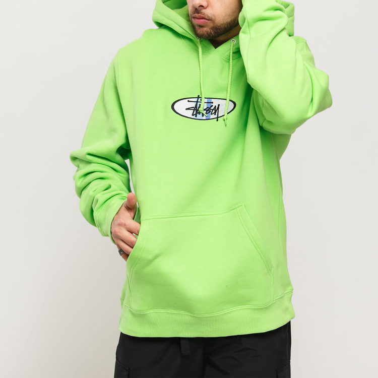 Stüssy 2 Bar Logo Pullover Hoodie Unisex Sweatshirt 118367 圖 9