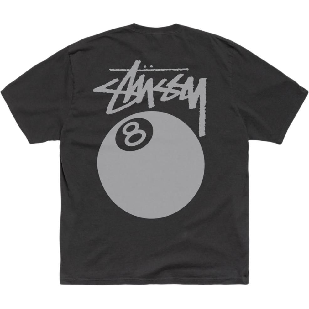 Stüssy 8-Ball SS24 Black 8-Ball Graphic Loose-Fit Vintage Tee Unisex. 1905022