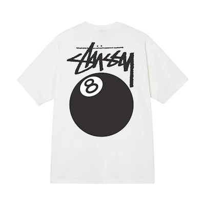 Stüssy 8 Ball Pig. Dyed Tee Natural