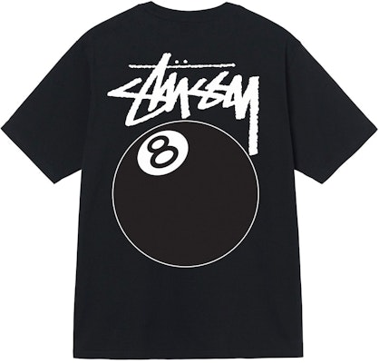 Stüssy 8 Ball Tee Black Buy Stüssy 8 Ball Tee Black