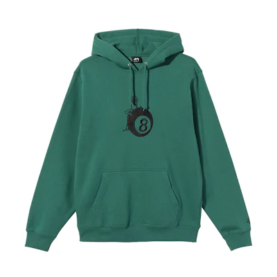 Stüssy 9 Ball Man Embroidered Hoodie Vintage Retro Style - 118406