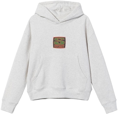 Stüssy Agness Boxy Crop Hood Ash Heather Buy Stüssy Agness Boxy Crop Hood Ash Heather