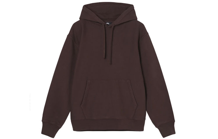 Stüssy Back Hood Embroidered Hoodie Alphabet Logo Vintage Unisex Sweatshirt 118455