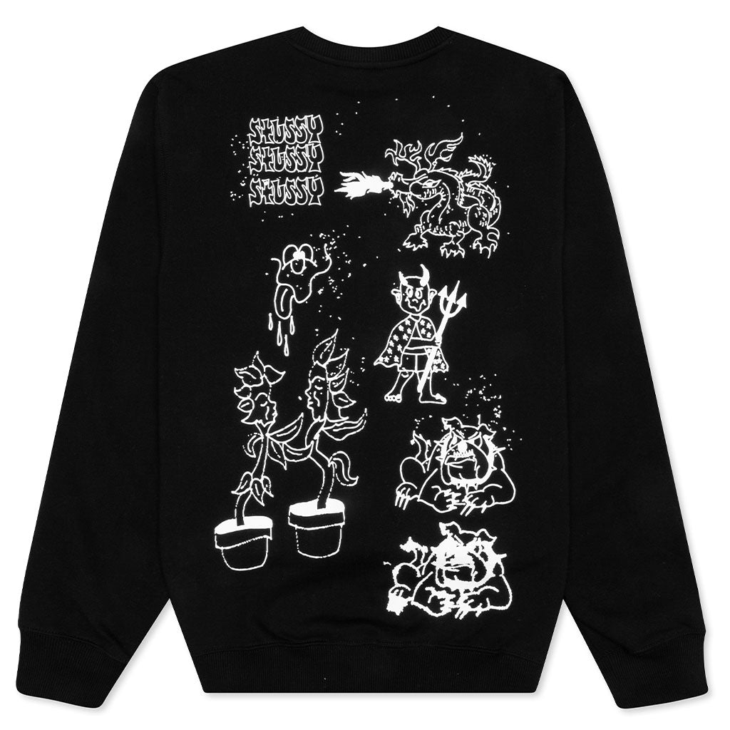 Stüssy Bad Dream Crew Navy 圖 2