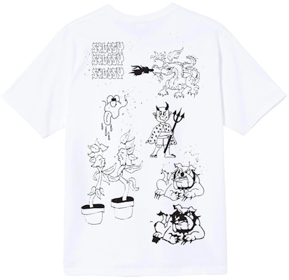 Stüssy Bad Dream Tee White Order Stüssy Bad Dream Tee White