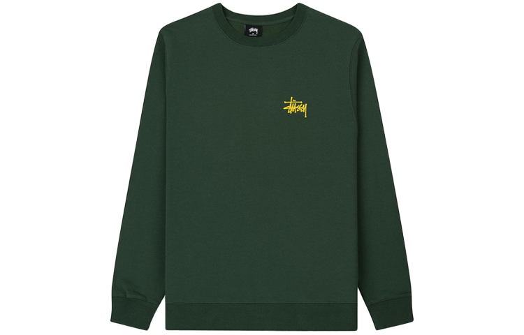 Stüssy Basic Crew Hoodie Unisex Pullover Sweatshirt 1914143 圖 3