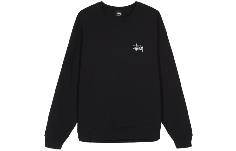 Stüssy Basic Crew Hoodie Unisex Pullover Sweatshirt 1914143 圖 7