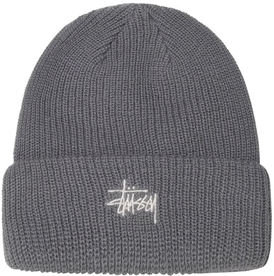 Stüssy 基本款灰色针织帽 Buy Stüssy 基本款灰色针织帽