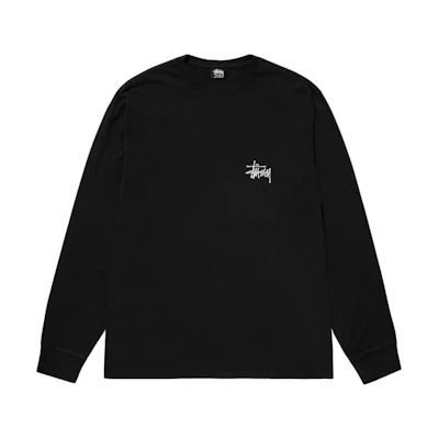 Stüssy Basic LS Tee Pigment Dyed Letter Print Crewneck Long Sleeve Sweatshirt 1995001