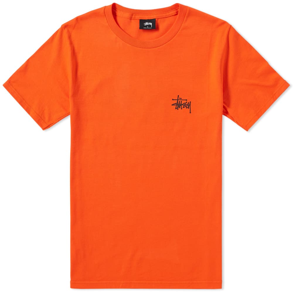Buy Stüssy 基本款橙色T恤