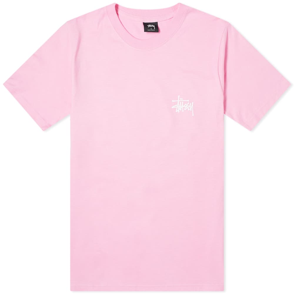 Buy Stüssy Basic Stüssy Baju-T Merah Jambu
