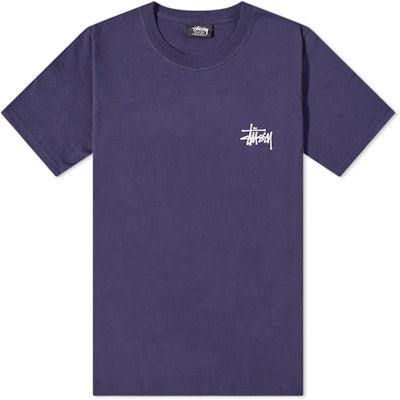Stüssy Basic Tee Navy Buy Stüssy Basic Tee Navy