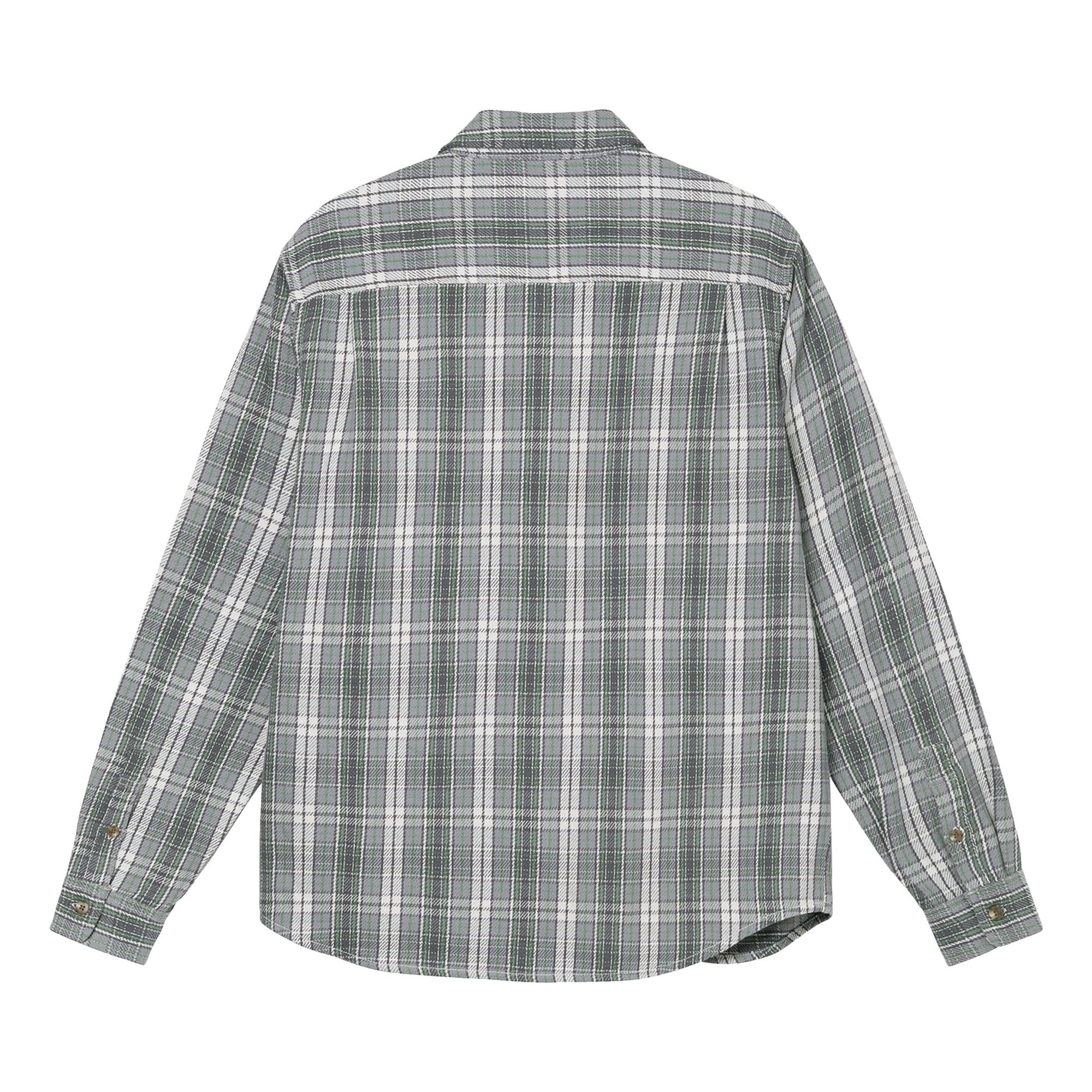 Stüssy Beach Plaid Shirt 'Charcoal' 圖 2