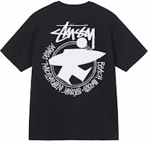 Stüssy Beach Roots Pig Dyed Tee Black Stüssy Beach Roots Pig Dyed Tee Black