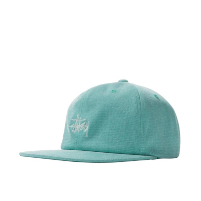 Stüssy Bedford Cord Strapback Cap Aqua