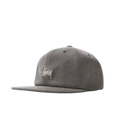 Stüssy Bedford Cord Strapback Cap Grey