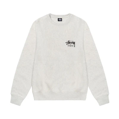Stüssy Beijing Exclusive City Series Retro Gray Crewneck Sweatshirt Unisex 3913828