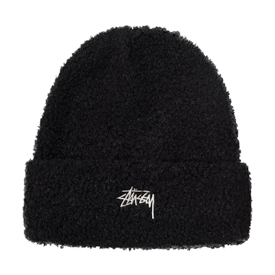Stüssy Boucle Fleece Beanie Black