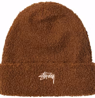 Stüssy Boucle Fleece Beanie Brick Stüssy Boucle Fleece Beanie Brick