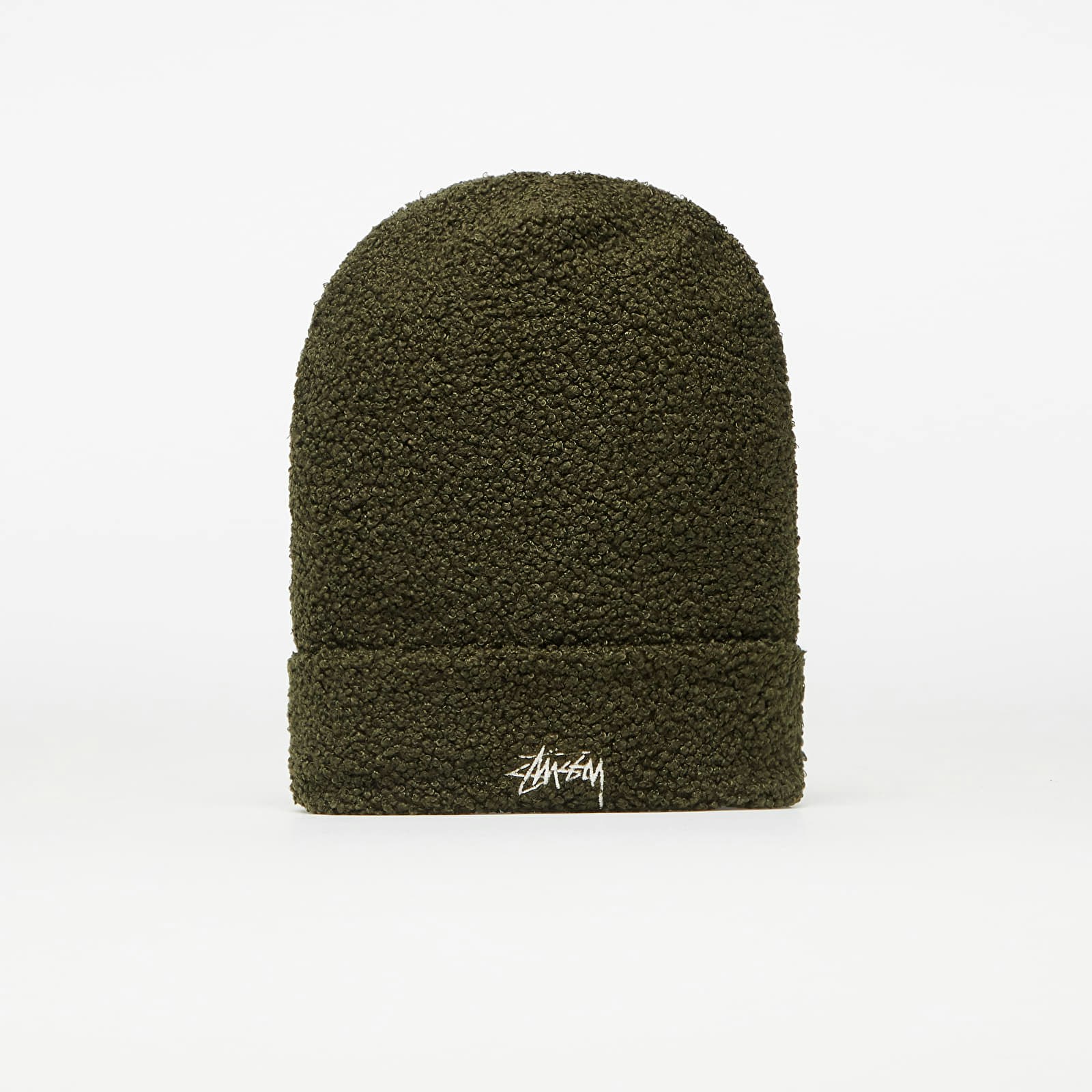 stuessy-boucle-fleece-beanie-forest