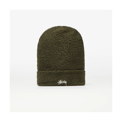 Stüssy Boucle Fleece Beanie Forest
