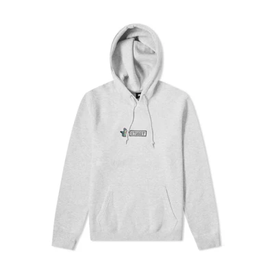 Stüssy Butterfly Applique Hoody Grey