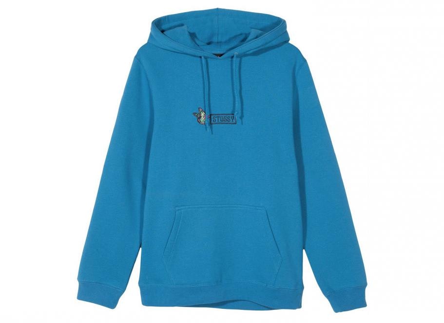 Stussy butterfly applique hoodie hotsell