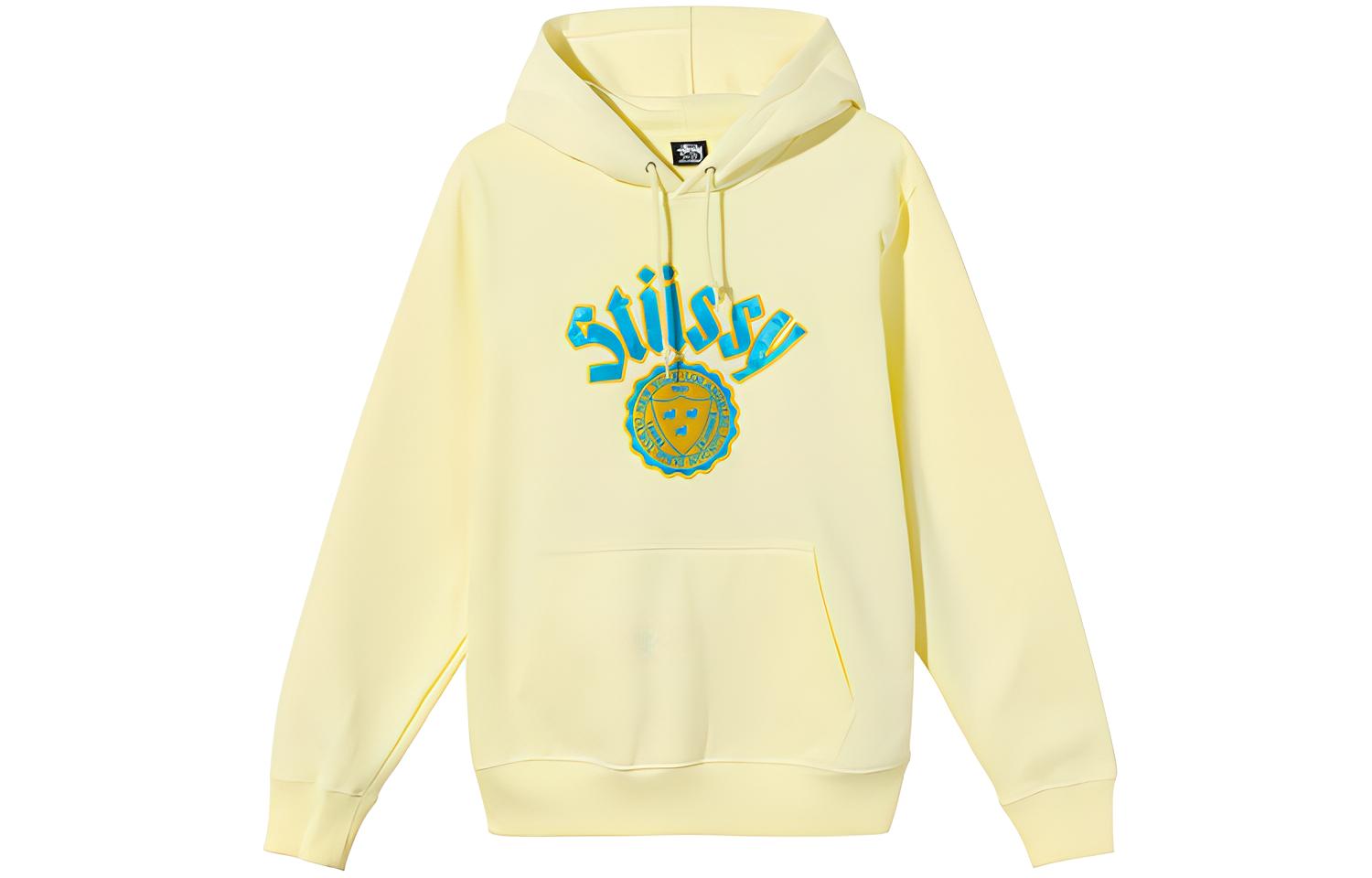 Stüssy City Seal Embroidered Retro Hoodie Unisex 118424