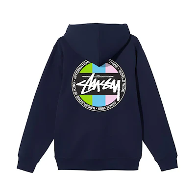 Stüssy Classic Dot Hoodie Retro Style Unisex Pullover Sweatshirt 1924696