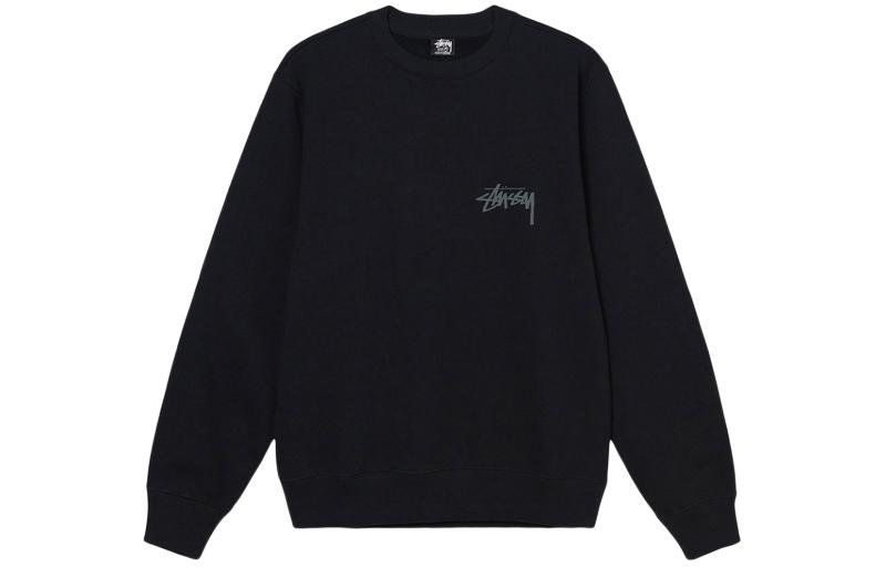 Stüssy Classic Logo Fleece Crewneck Sweatshirt Vintage Unisex Fall/Winter Style SUSSW1914762I