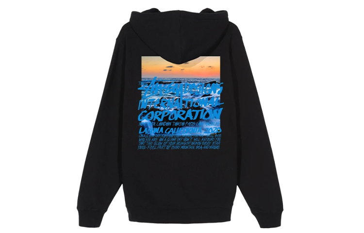 Stüssy Clear Day Hoodie Classic Logo Vintage Unisex Pullover 1924502