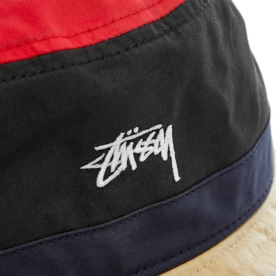 Stüssy Color Block Bucket Hat Black Order Stüssy Color Block Bucket Hat Black