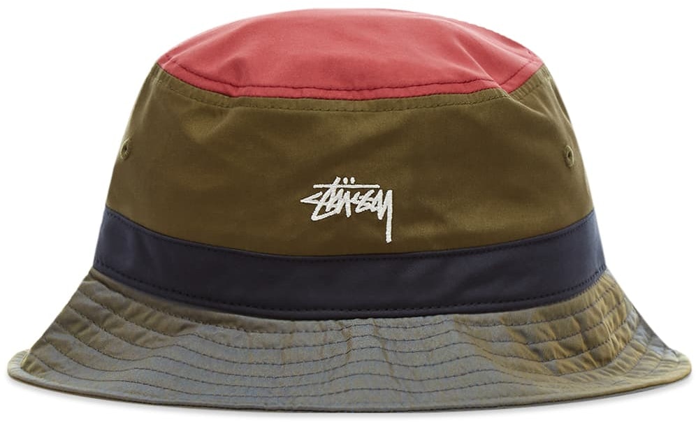 stuessy-color-block-bucket-hat-olive