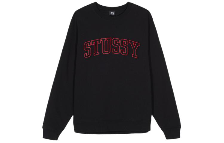 Stüssy Colorblock Letter Embroidered Vintage Fleece Sweatshirt SUSSW118353XD