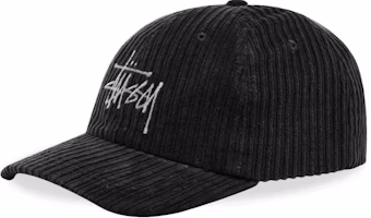 Stüssy Corduroy Big Logo Low Pro Cap Black Stüssy Corduroy Big Logo Low Pro Cap Black