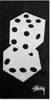 Stüssy Dice Jacquard Beach Towel Black Stüssy Dice Jacquard Beach Towel Black