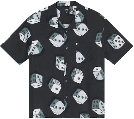 Stüssy Dice Pattern Shirt 'Black' Buy Stüssy Dice Pattern Shirt 'Black'