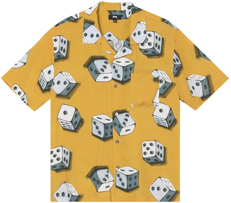 Stüssy Dice Pattern Shirt 'Mustard' Buy Stüssy Dice Pattern Shirt 'Mustard'