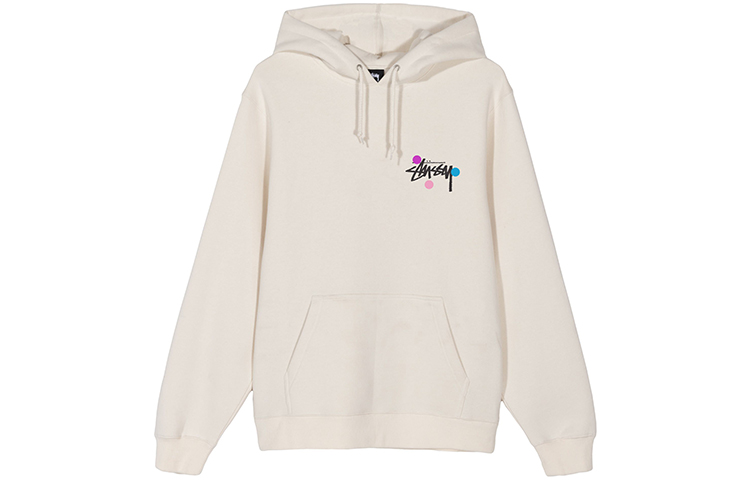 Stüssy Dot Collage Hoodie Colorful Logo Print Unisex Pullover 1924526 圖 11