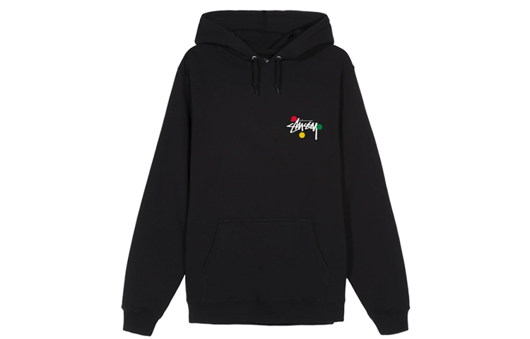 Stüssy Dot Collage Hoodie Colorful Logo Print Unisex Pullover 1924526 圖 3