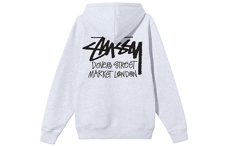 Stüssy DSM London Letter Print Retro Long Sleeve Sweatshirt Unisex 3923613