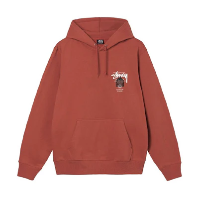 Stüssy DSM World Tour Hoodie Logo Pullover Vintage Sweatshirt for Men 3923659